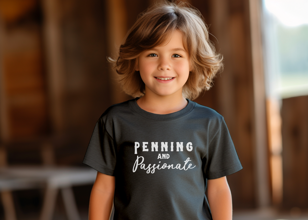 Penning & Passionate Youth Tee Dark Grey