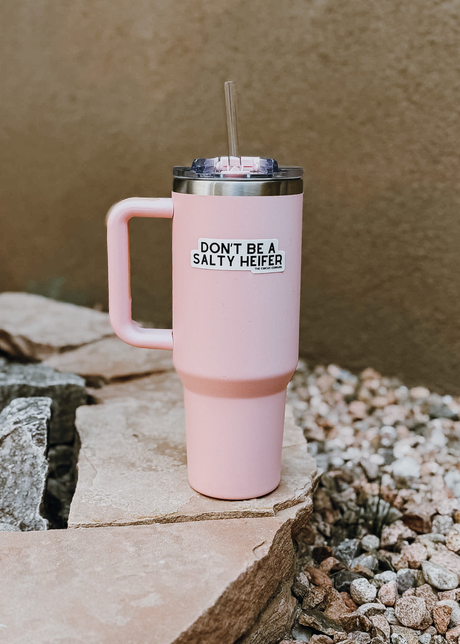 Don't Be A Salty Heifer Sticker Sticker The Cinchy Cowgirl