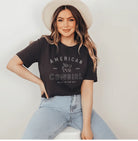 American Cowgirl Short Sleeve Tee graphic tee - dropship thelattimoreclaim   
