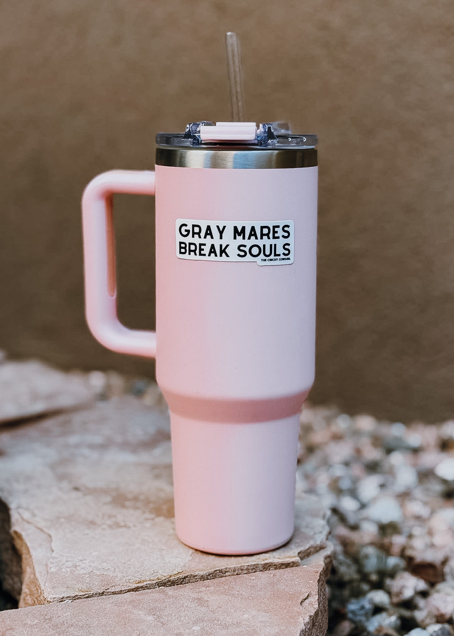 Gray Mares Break Souls Sticker Sticker The Cinchy Cowgirl