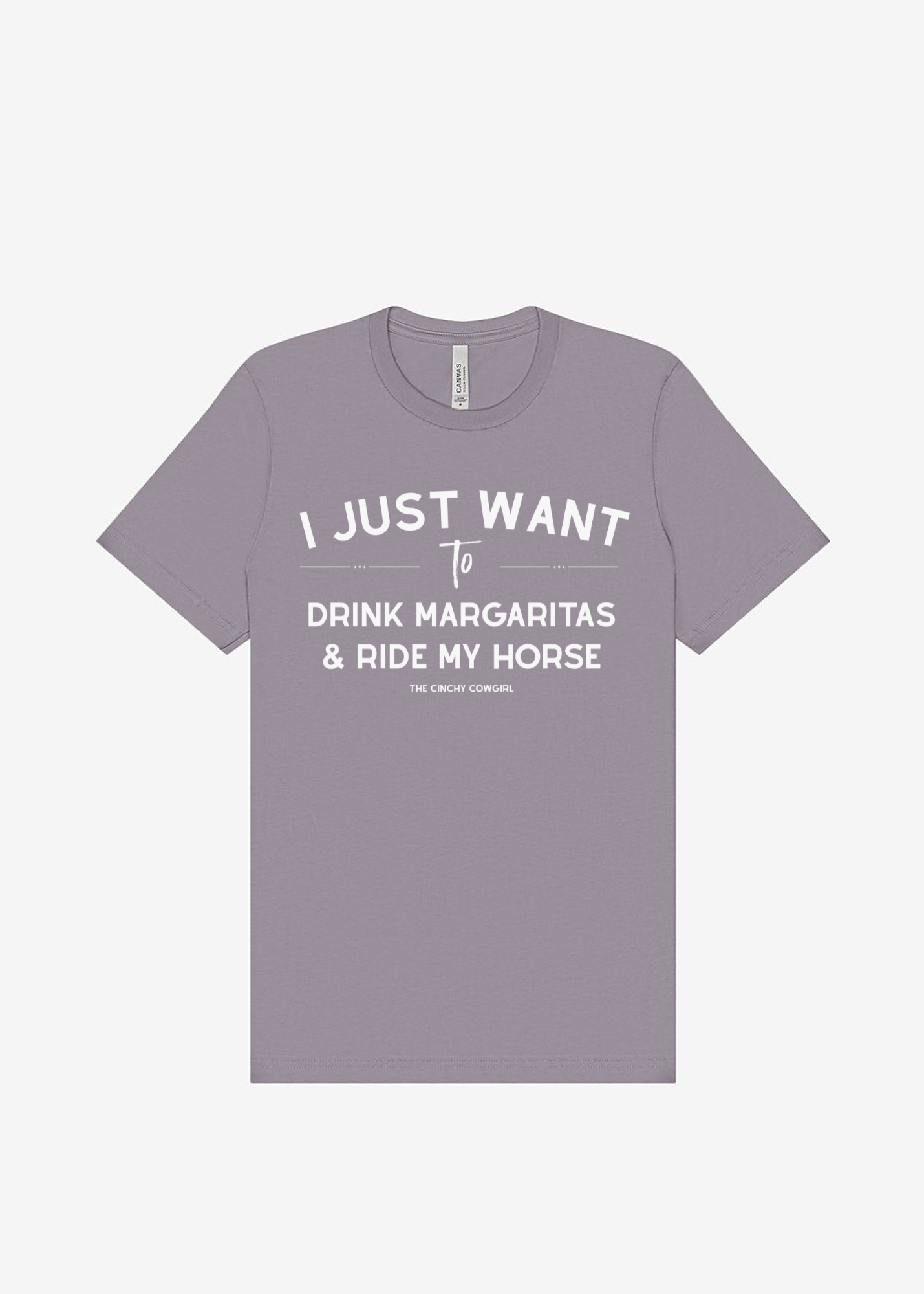 I Just Want To Drink Margaritas & Ride My Horse Graphic Tee Short Sleeve Graphic Tee The Cinchy Cowgirl