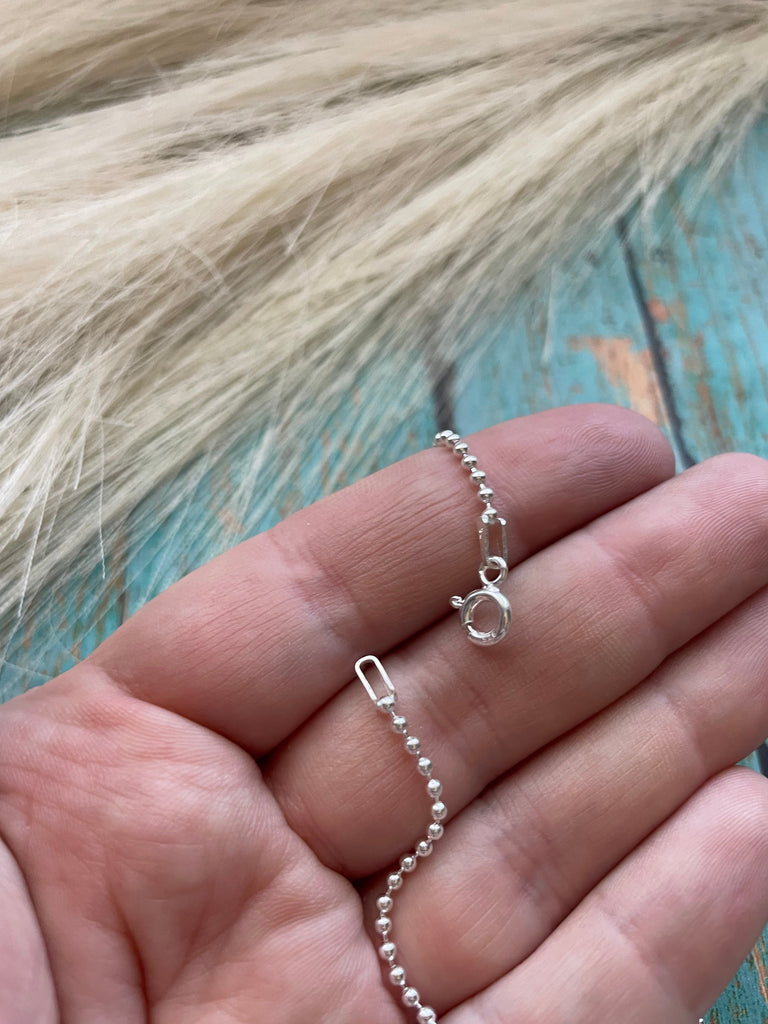 16” Navajo Pearl 2mm Necklace NT jewelry Nizhoni Traders LLC   