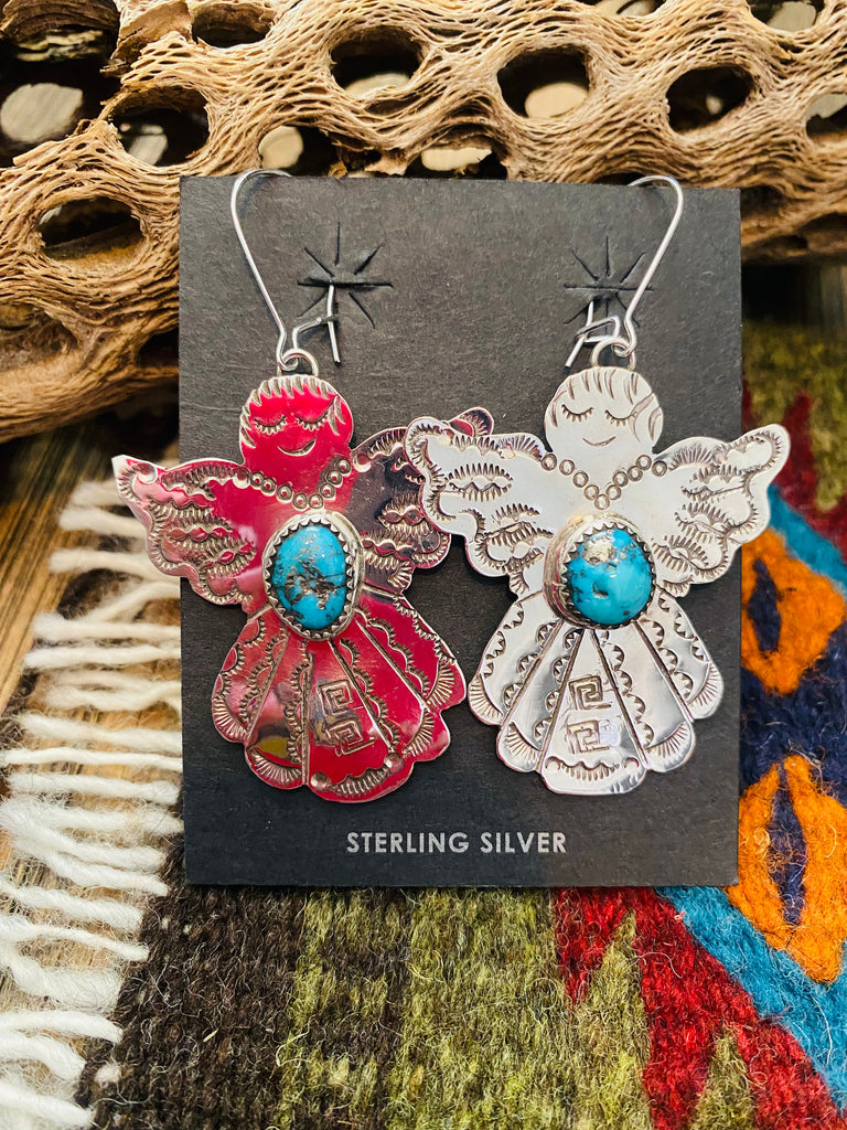 The Desert Angels Dangle Earrings NT jewelry Nizhoni Traders LLC   