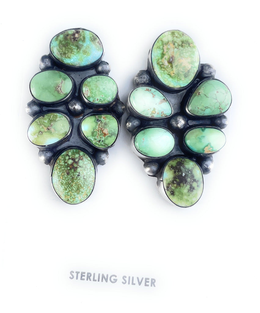The Cluster Post Earrings NT jewelry Nizhoni Traders LLC   