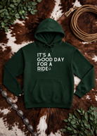 It's A Good Day For A Ride Hoodie Hoodie The Cinchy Cowgirl - Print