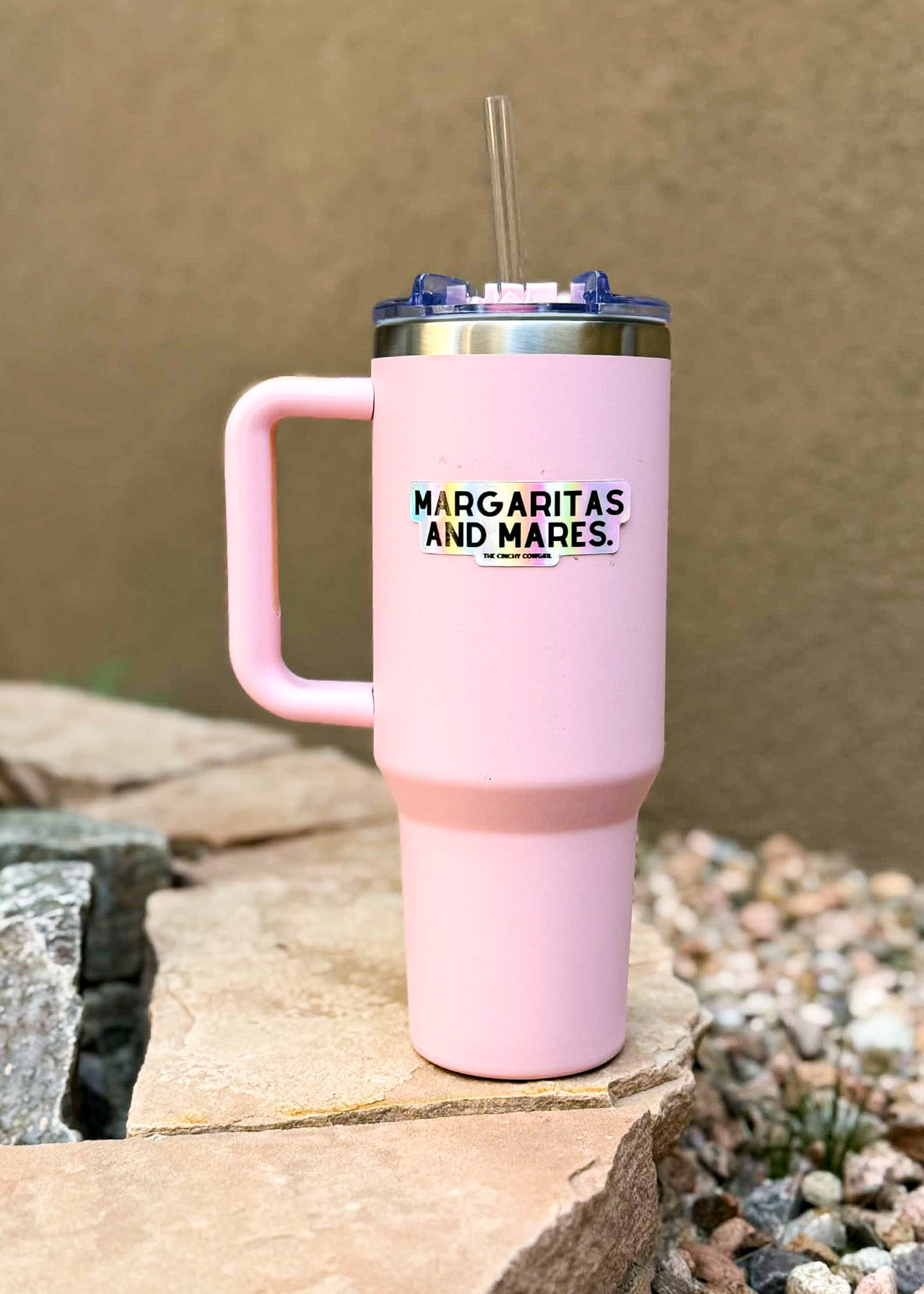 Margaritas & Mares Sticker [Holographic] Sticker The Cinchy Cowgirl