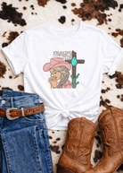 Praying Cowgirls Club Short Sleeve Tee Graphic Tee The Cinchy Cowgirl - Print