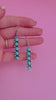 Turquoise Slender Dangle Earrings Earrings The Cinchy Cowgirl (BT)