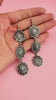Trio Concho Dangle Earrings Earrings The Cinchy Cowgirl (BT)