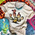 Cream Prickly Pear Cactus Tee graphic tee - dropship thelattimoreclaim   