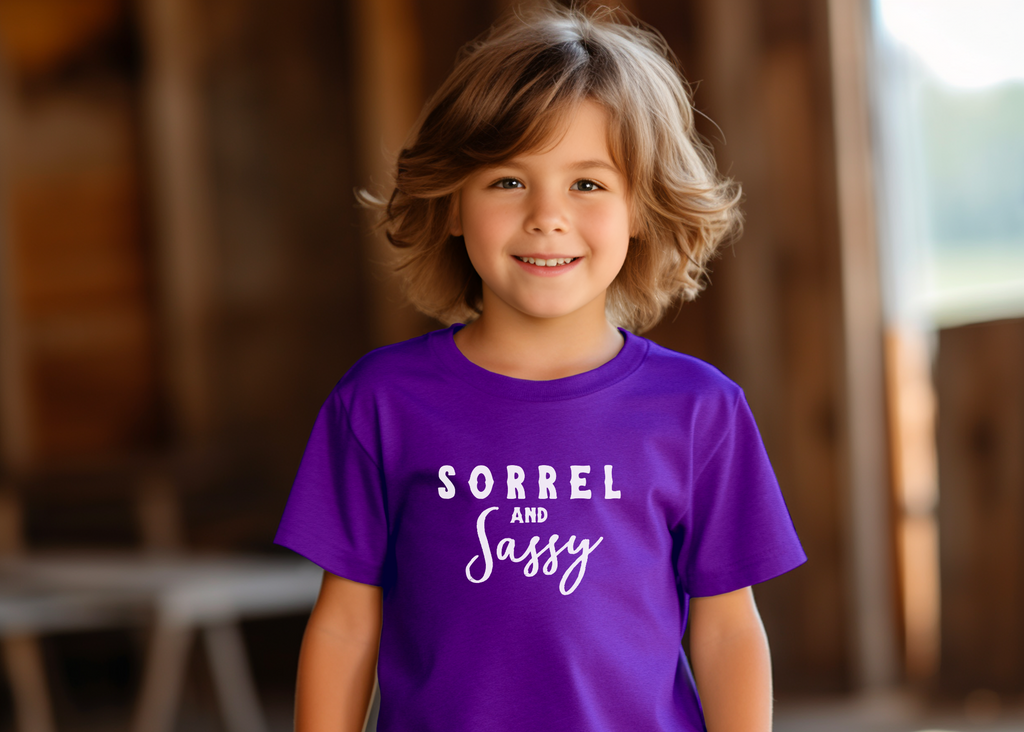 Sorrel & Sassy Youth Tee Purple