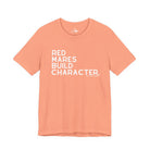 Red Mares Build Character Short Sleeve Tee Graphic Tee The Cinchy Cowgirl - Print Sunset XS