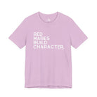 Red Mares Build Character Short Sleeve Tee Graphic Tee The Cinchy Cowgirl - Print Lilac XS