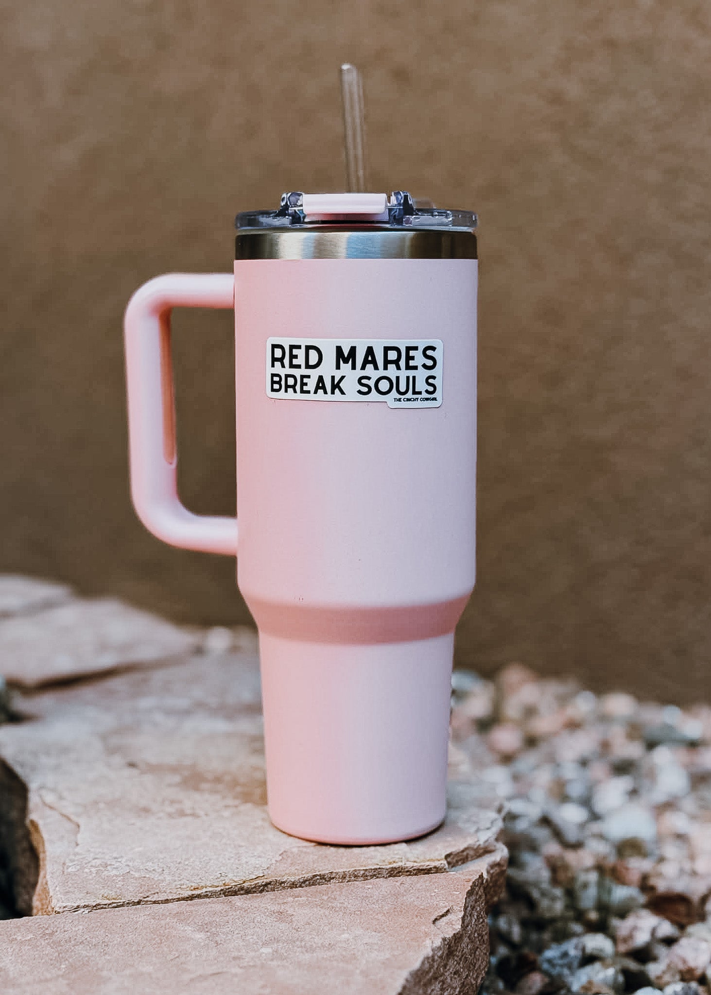 Red Mares Break Souls Sticker Sticker The Cinchy Cowgirl