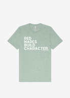 Red Mares Build Character Short Sleeve Graphic Tee Short Sleeve Graphic Tee The Cinchy Cowgirl Dusty Blue Small