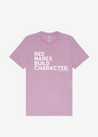 Red Mares Build Character Short Sleeve Graphic Tee Short Sleeve Graphic Tee The Cinchy Cowgirl Heather Lilac Small