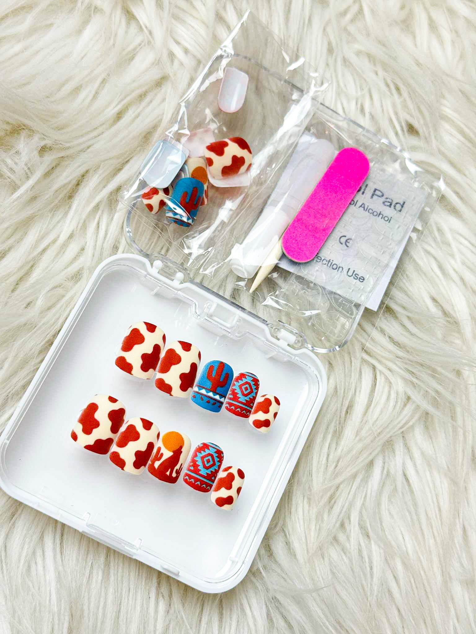 Rust Southwestern Glue/Press On Nails press on nails Sorrel South