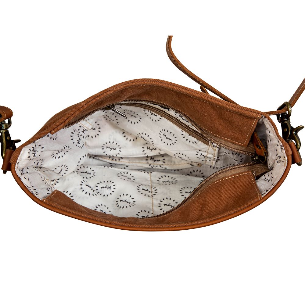 Yellow & Blue Aztec Crossbody Handbag
