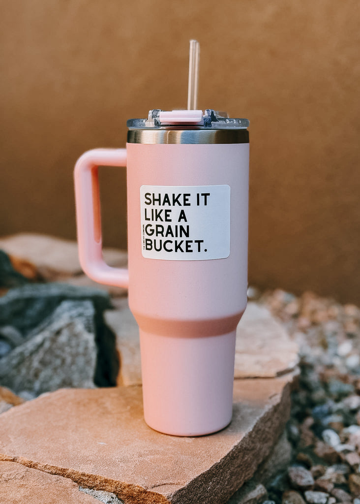 Shake It Like A Grain Bucket Sticker Sticker The Cinchy Cowgirl