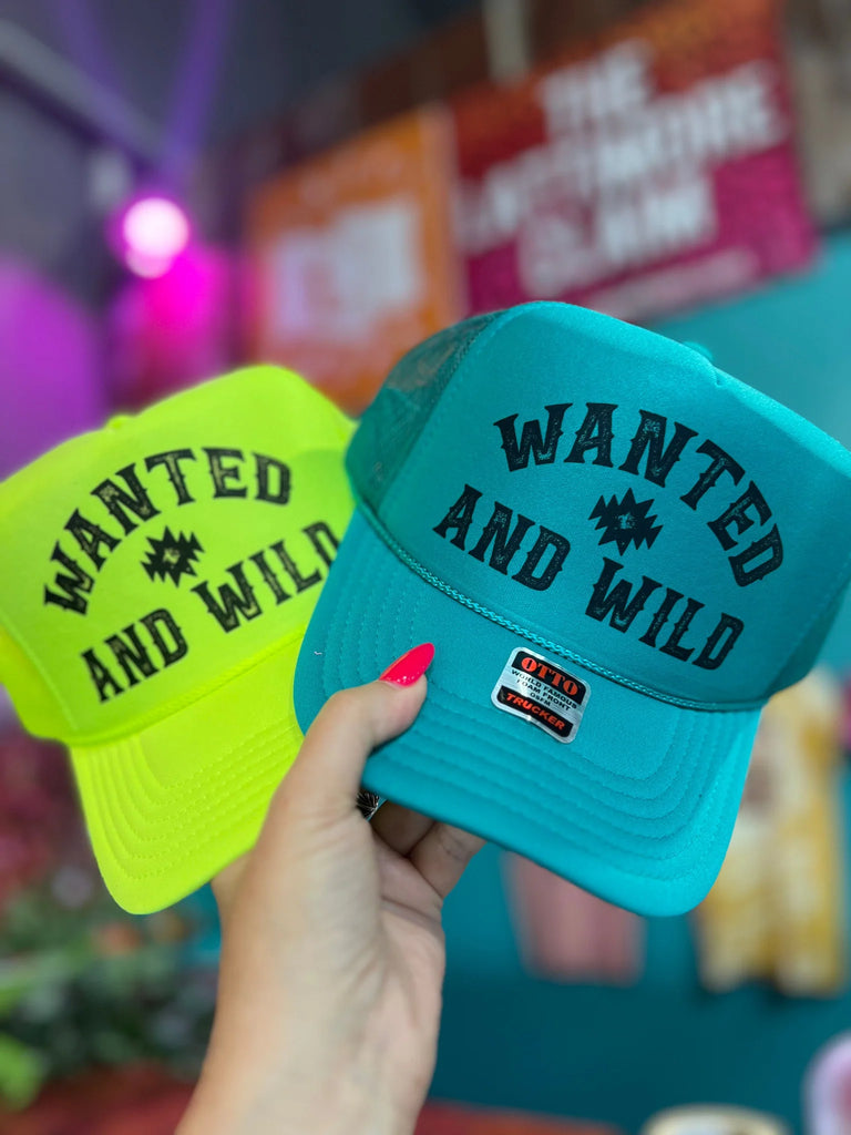 Wanted & Wild Foam Trucker Hat trucker cap thelattimoreclaim   