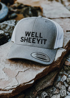 Well Sheeyit Trucker Hat Embroidered TCC Hat The Cinchy Cowgirl- Print