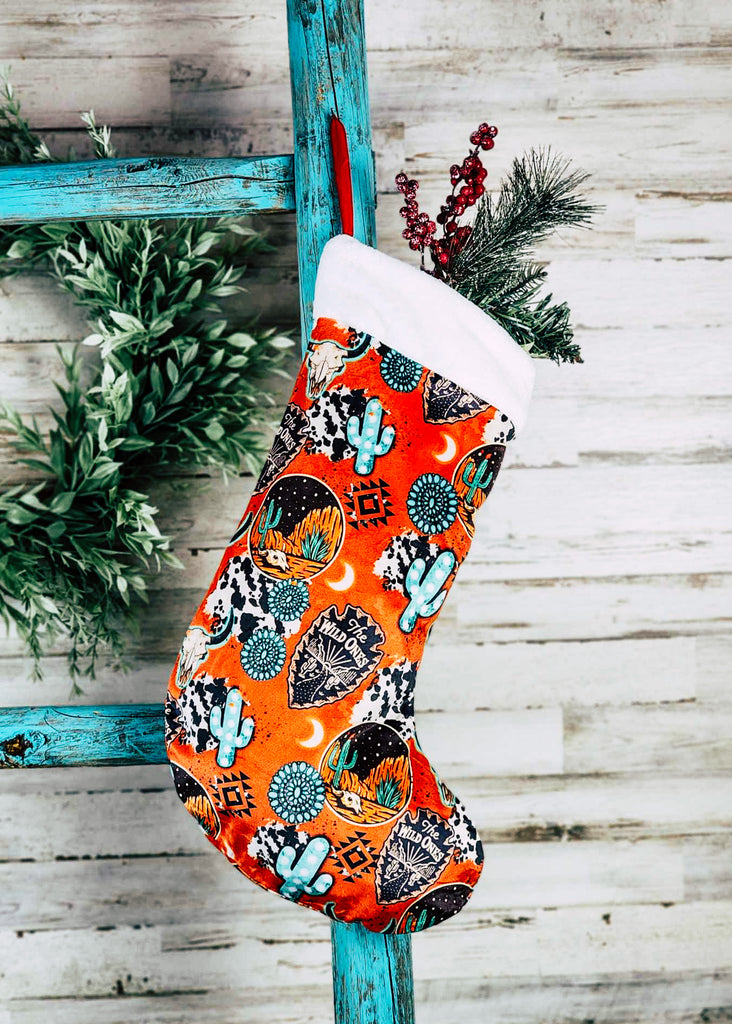 Western Christmas Stocking [13 Designs] Stocking The Cinchy Cowgirl (HP) Wild Ones  