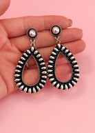 Western Teardrop Bubble Earrings Earrings The Cinchy Cowgirl (BT)