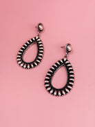 Western Teardrop Bubble Earrings Earrings The Cinchy Cowgirl (BT)