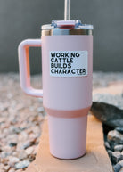 Working Cattle Builds Character Sticker Sticker The Cinchy Cowgirl