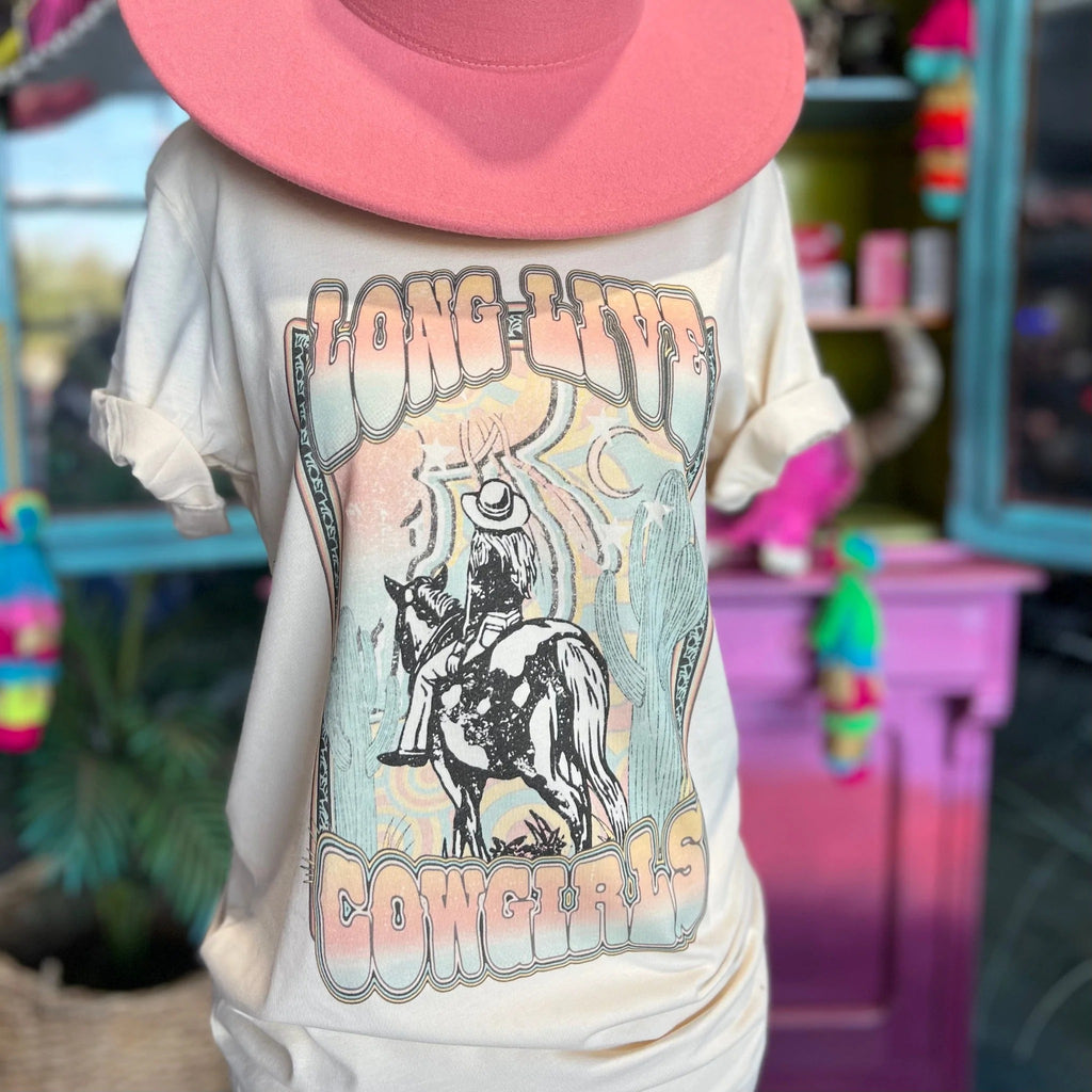 Long Live Cowgirls Tee graphic tee - dropship thelattimoreclaim   