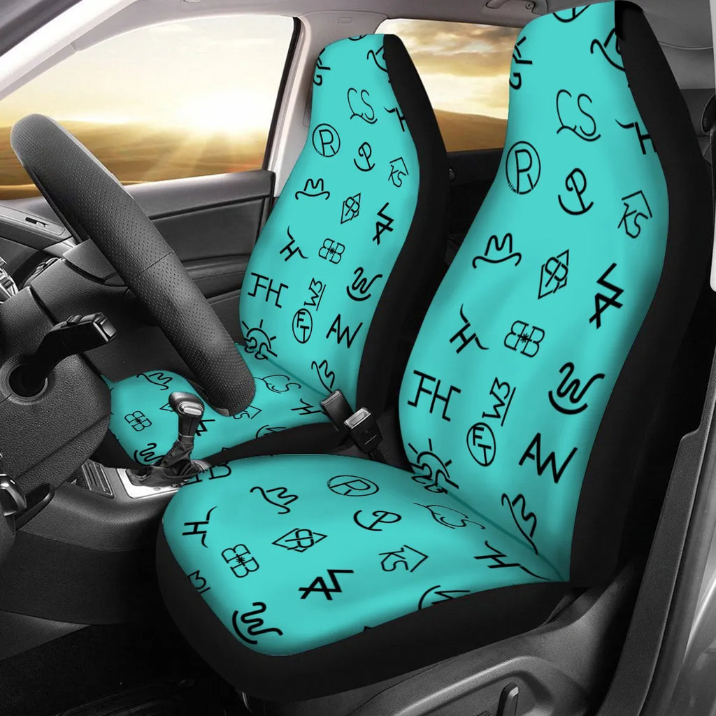 Turquoise Brands 3 Piece Auto Set 3 piece auto set The Cinchy Cowgirl (YC)   
