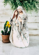 3-in-1 Horse Hair Pottery Nativity Set with Turquoise Horse Hair Pottery Mike Tarter   