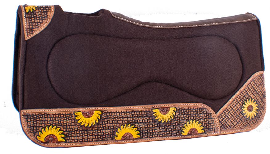 Built Up Sunflower Saddle Pad saddle pad Shiloh   