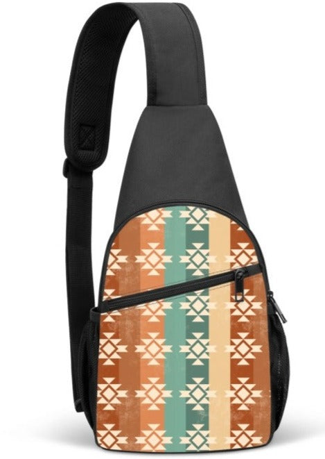 Warm Tones Aztec Sling Bag sling bag The Cinchy Cowgirl   