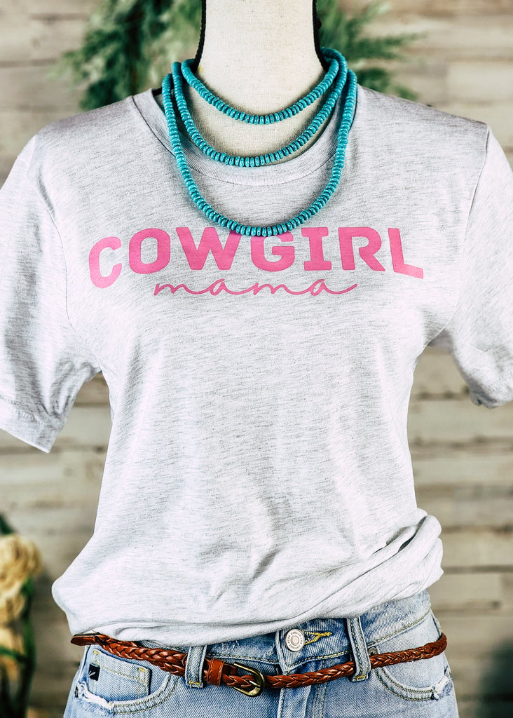 Ash Cowgirl Mama Short Sleeve Graphic Tee tcc graphic tee The Cinchy Cowgirl   