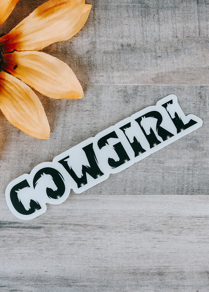 Cowgirl Sticker stickers The Cinchy Cowgirl   