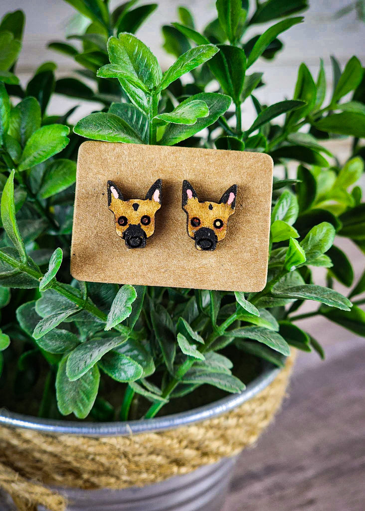 German Shepherd Dog Post Earrings earrings Dressy   