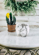 Horse Hair Dark Green Cactus Pillow Vase Horse Hair Pottery Mike Tarter   