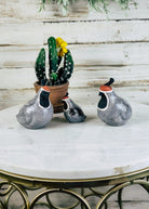 Horse Hair Quail Set Horse Hair Pottery Mike Tarter   