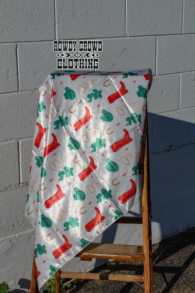 Boozy Boot Wild Rag Wild Rag Rowdy Crowd Clothing   