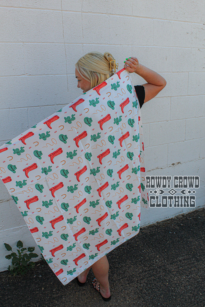 Boozy Boot Wild Rag Wild Rag Rowdy Crowd Clothing   