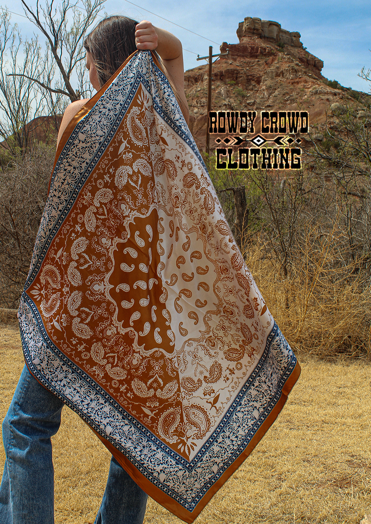 Cowboy Copper Wild Rag Wild Rag Rowdy Crowd Clothing   