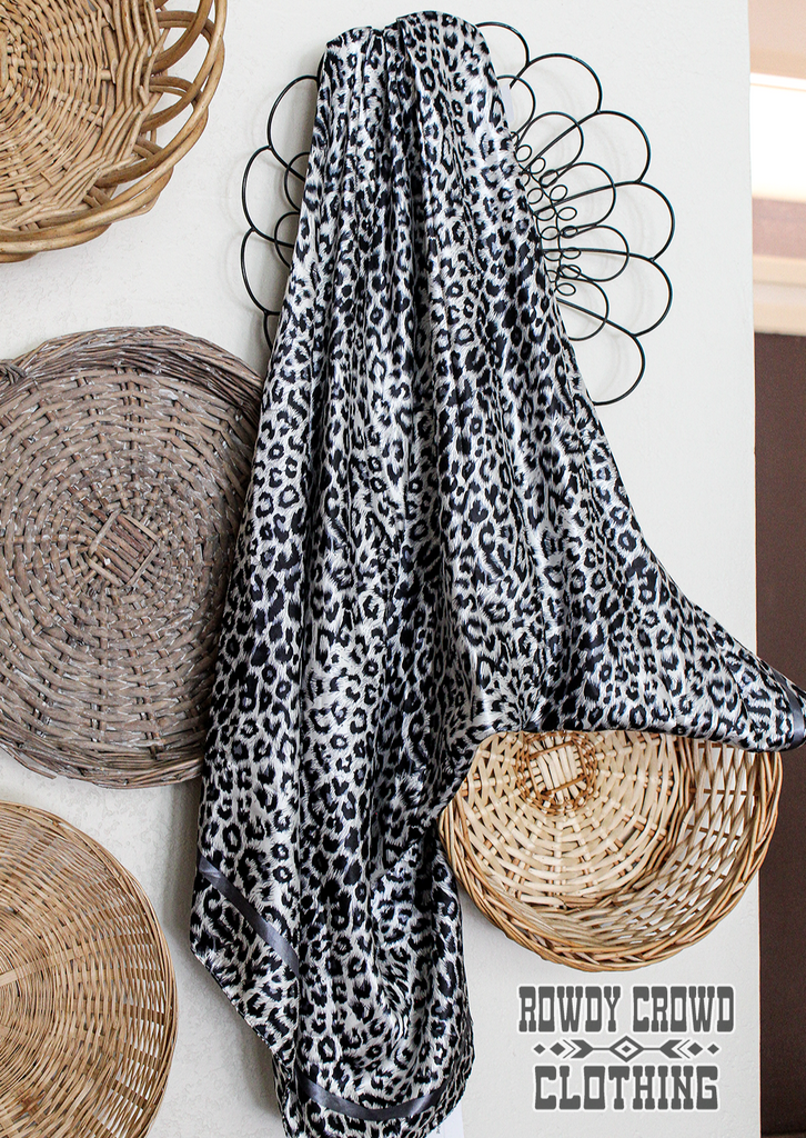 Snow Leopard Wild Rag Wild Rag Rowdy Crowd Clothing   