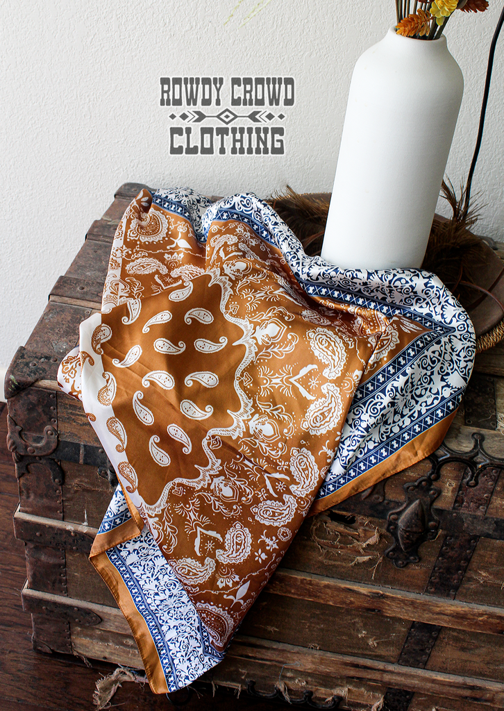 Cowboy Copper Wild Rag Wild Rag Rowdy Crowd Clothing   