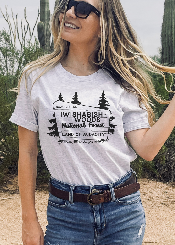 Iwishabishwoods Short Sleeve Tee [4 Colors] ash