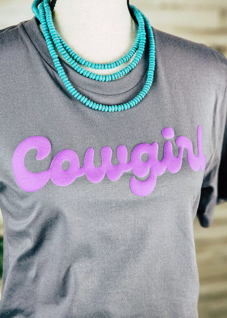 Storm Puff Cowgirl Short Sleeve Graphic Tee
