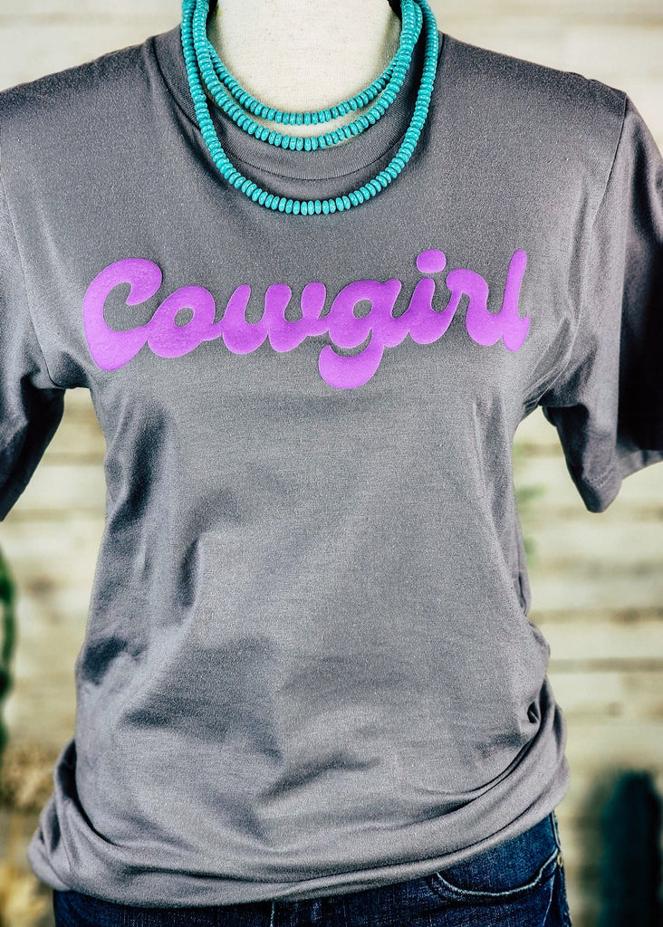 Storm Puff Cowgirl Short Sleeve Graphic Tee