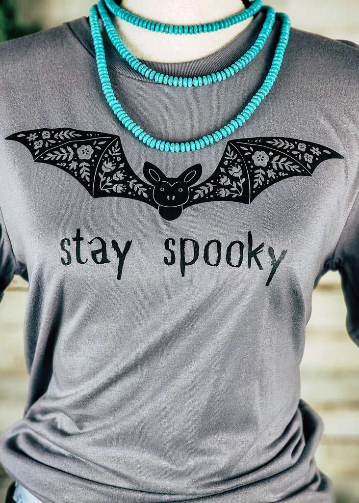 Storm Stay Spooky Short Sleeve Graphic Tee tcc graphic tee The Cinchy Cowgirl   