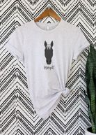 PERSONALIZED Horse Name Color Horse Head Tee Personalized Horse Head Tee The Cinchy Cowgirl   