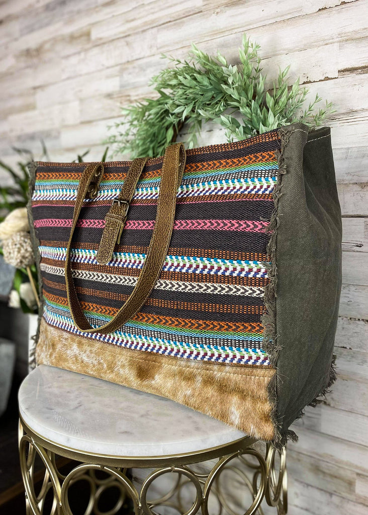Hippie Aztec Weekender Bag Weekender Handbag Myra   